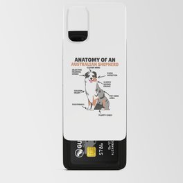 Anatomy Of An Australian Shepherd Sweet Dogs Android Card Case