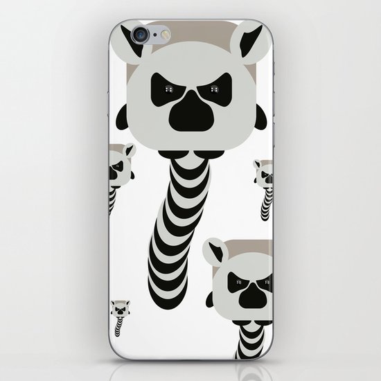 Chubby Lemur iPhone & iPod Skin