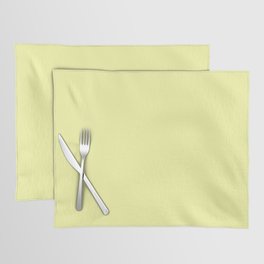 Monochrom yellow 255-255-170 Placemat