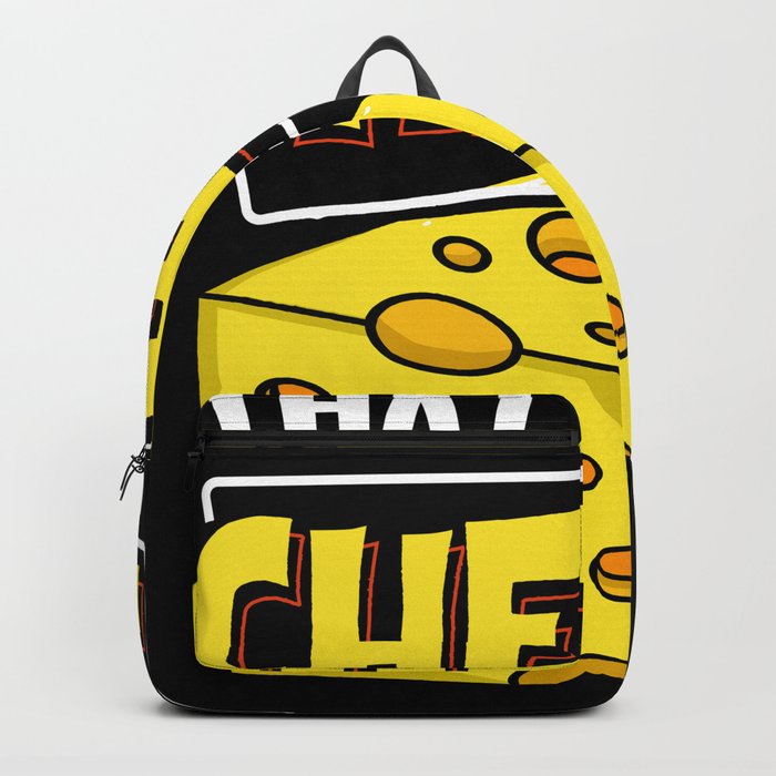 Cheese Board Sticks Vegan Funny Puns Backpack