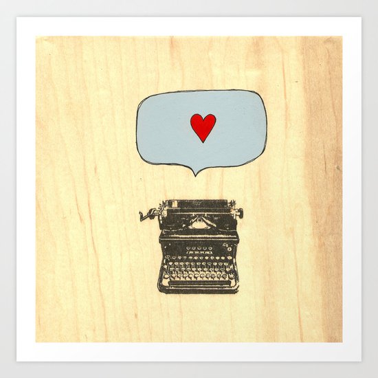 Love Letters Art Print