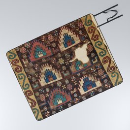 Pyramid Anatolian Rug Digital Painting Picnic Blanket