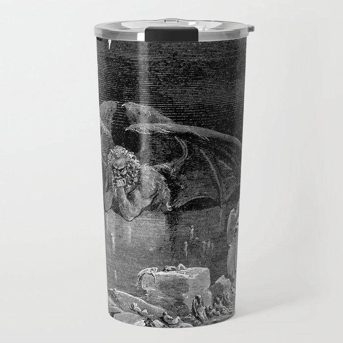 Lucifer, King of Hell Gustave Dore Travel Mug