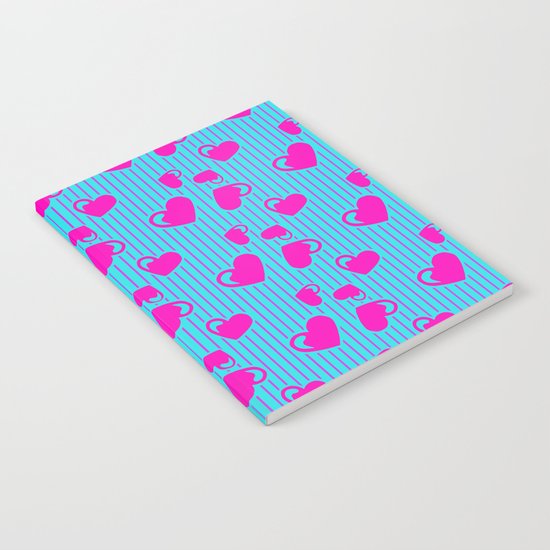 Love in a Stripe Notebook