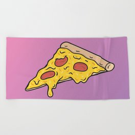 Drippy Pizza Beach Towel
