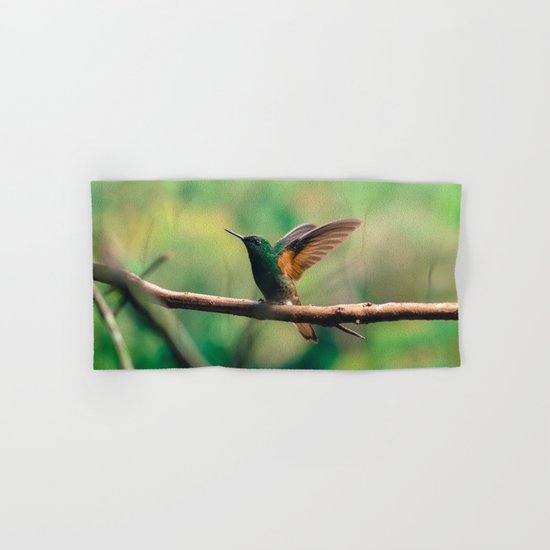 Hummingbird Hand & Bath Towel