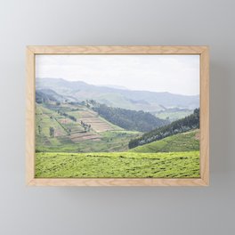 land of a thousand hills::rwanda Framed Mini Art Print