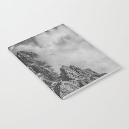 Dolomites Black and White Notebook