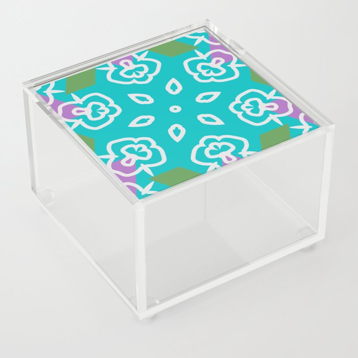 Tropic Punch Abstract Acrylic Box