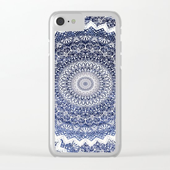 COLD WINTER MANDALAS Clear iPhone Case