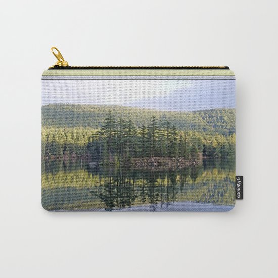 SUNNY BREAKS OVER MOUNTAIN LAKE ORCAS ISLAND Carry-All Pouch