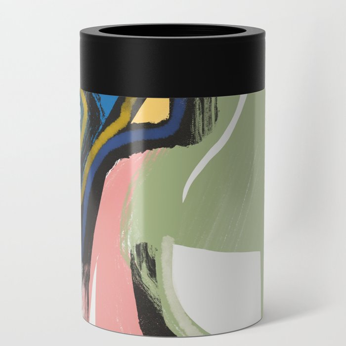 Colorful abstract anatomy Can Cooler