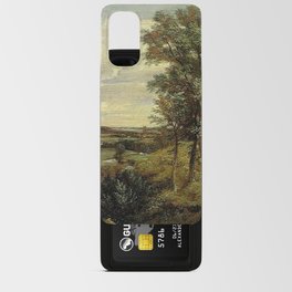 Landscape with trees by John Constable Android Card Case