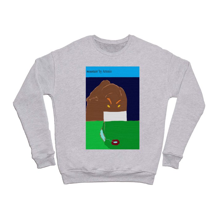 The silent mountain Crewneck Sweatshirt