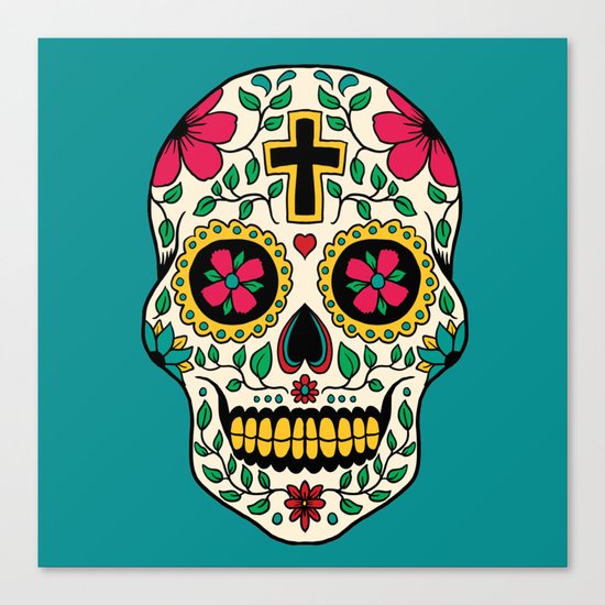 Skull Tattoo Canvas Print