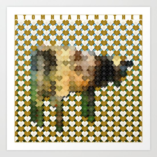 Atom Heart Mother Art Print