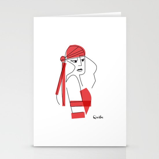 Elektra-assassin Stationery Cards