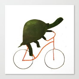 Reason ONE for using bike. Canvas Print