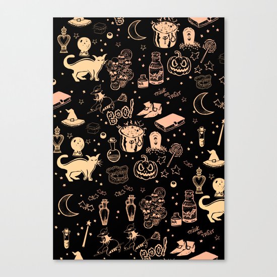 Halloween Print Canvas Print