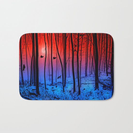 Mystical forest Bath Mat