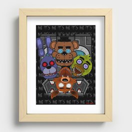 Five Nights at Freddy's Recessed Framed Print