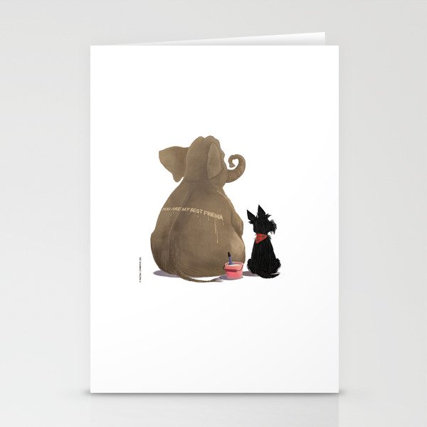 You are my best friend Stationery Cards