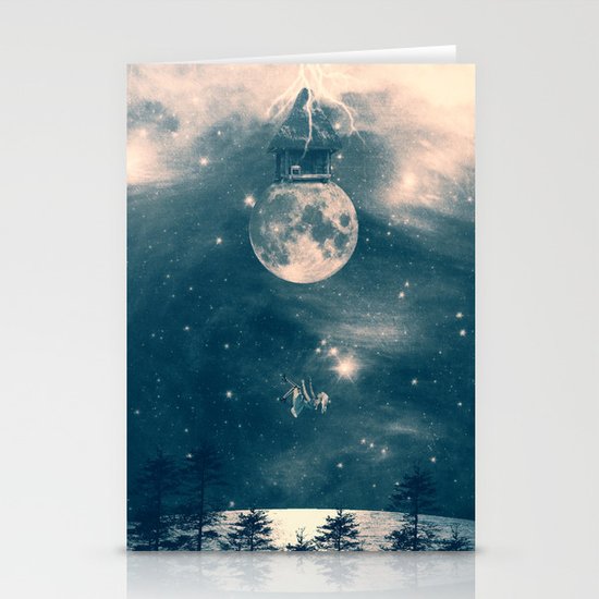 One Day I Fell from My Moon Cottage... Stationery Cards
