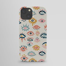 Mystic Eyes – Primary Palette iPhone Case
