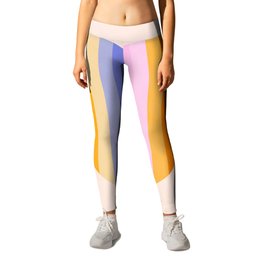 Retro Rainbow Heart Leggings