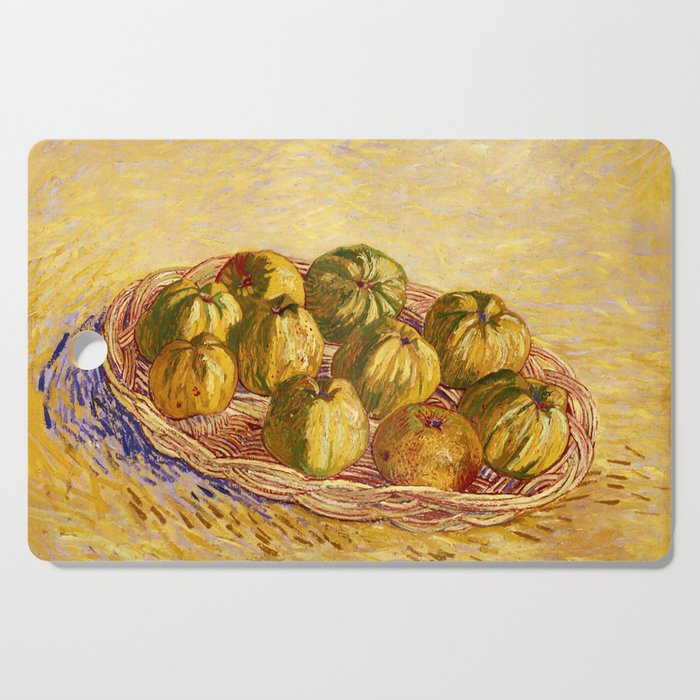 Vincent van Gogh "Still Life, Basket of Apples" Cutting Board