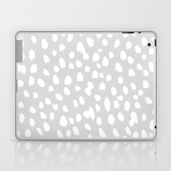 Dalmatian in White and Gray Laptop & iPad Skin