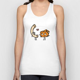 "Macaroni and Cheese Lovers" Playful Pasta Art Tank Top