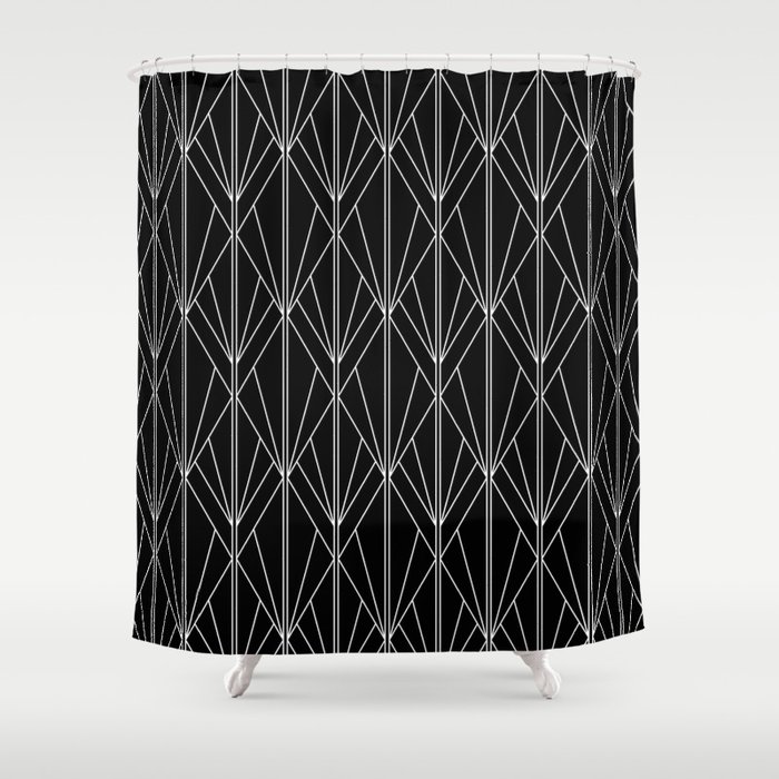 Art Deco 02 Pattern Shower Curtain