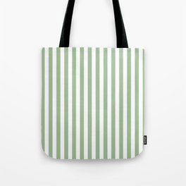 Stripes - sage green Tote Bag