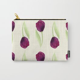 Purple tulips Carry-All Pouch