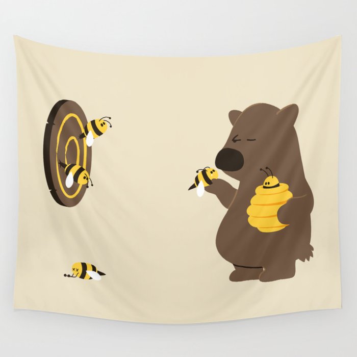 Bee game Wall Tapestry