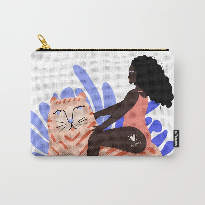 Black tiger queen-You matter Carry-All Pouch