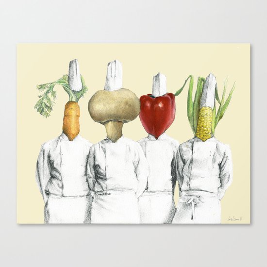 You are what you eat... Canvas Print