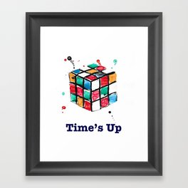 Rubik's Cube Framed Art Print