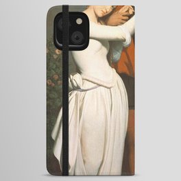 Faust and Marguerite in the Garden - Ary Scheffer  iPhone Wallet Case