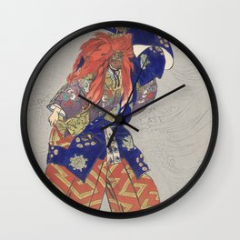 Actor in the Role of the Dragon God Kasuga Wall Clock