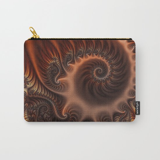 In the Arms of Someone, abstract Fractal Art Carry-All Pouch