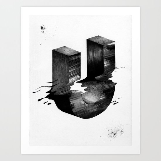 No. 26 Zine - Letter U Art Print