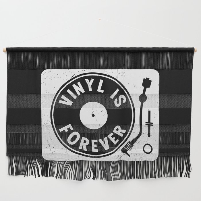 Vinyl Is Forever Retro Music Wall Hanging