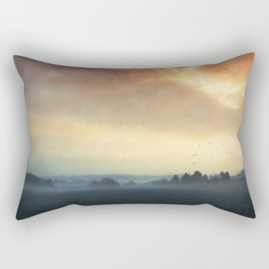 Layers of Silence Rectangular Pillow