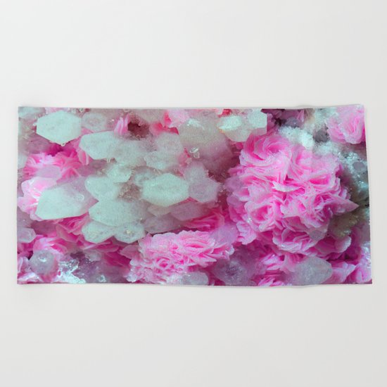 Desert Love Rose | Merry Crystals Beach Towel