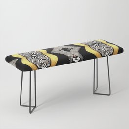 Black and Gold Bench