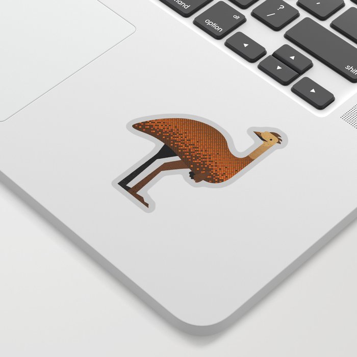 Whimsy Emu Sticker