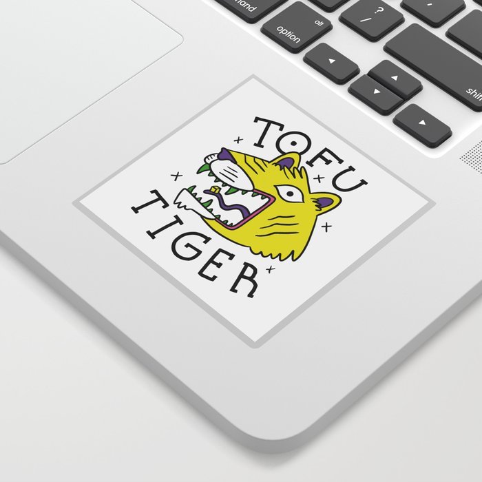 TOFU TIGER DESIGN  Sticker