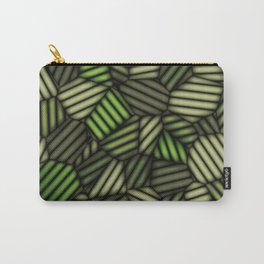 Green Nature Leaves Art Carry-All Pouch